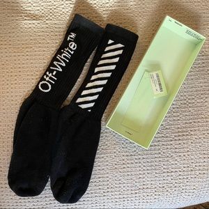Off White Socks Black & White